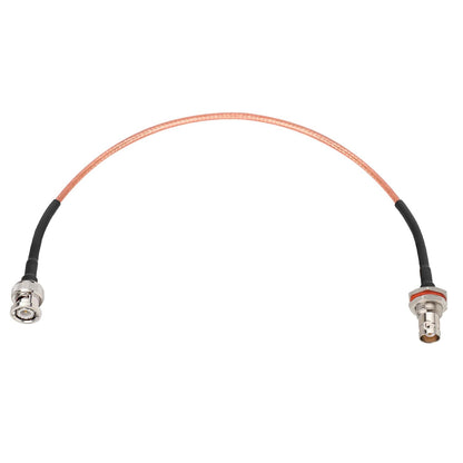 ABONIX RG316 BNC Male to BNC Female Bulkhead Mount Cable 1FT (30cm), Pack- 1