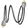 RG58 UHF Male to UHF Male Coaxial Jumper Cable, 1 M (3.3 ft) Low Loss Extension Cable (Pack of 1)