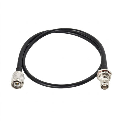 ABONIX RG58 TNC Male to Female Bulkhead RF Cable 1M, 50 Ohm for WiFi Antenna & LTE Router