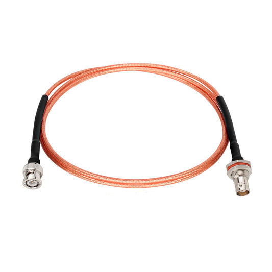 ABONIX RG316 BNC Male to SMB Female RF Coaxial Cable 3FT (1M), 50 Ohm Low Loss