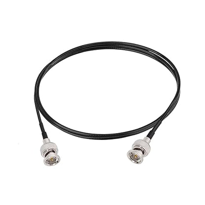 BNC Male to BNC Male Low Loss RG174 RF Coaxial Antenna Extension Cable 1 Meter (3.28FT) -Pack -1