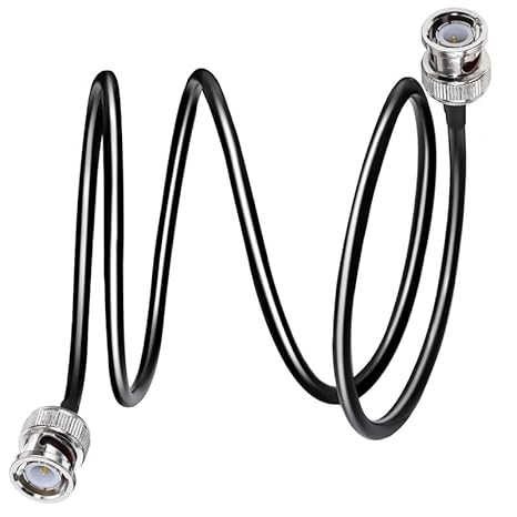 BNC Coax Cable BNC Coaxial Cable RG58 Low Loss 50 ohm BNC Male to BNC Male Extension Cable 3.3ft(1M)