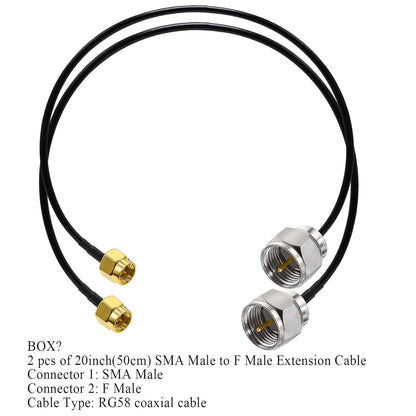 HLF 400 SMA Male to N Male Cable (3.3ft / 1M) -Pack -1
