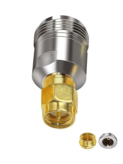 SMA Male to N Female RF Coaxial Connector Adapter (Pack of 1)