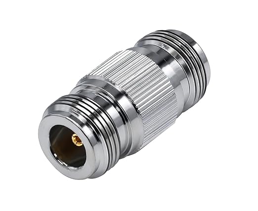 N-Type Female to N-Type Female Coaxial Adapter (Pack of 1)