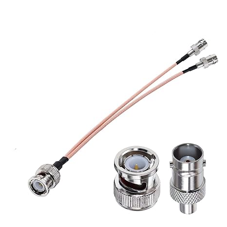 RG316 BNC Male to Dual BNC Female 6inch(15cm) Coaxial Cable -Pack -1