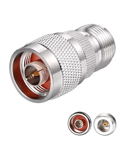 N Male to N Female RF Coaxial Connector Adapter (Pack of 1)