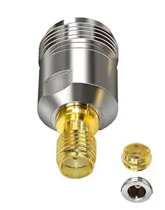 SMA Female to N Female RF Adapter, Coaxial Connector (Pack of 2)