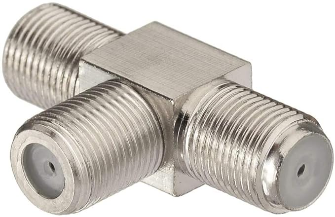 N Type Female to 3 Female RF Power Divider for Two Way Radio Antenna (Black)