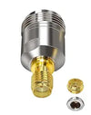 SMA Female to N Female RF Coax Adapter - Pack - 1