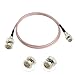 ABONIX RG178 Mini BNC Male to BNC Male Cable 2FT (60cm), Pack- 1