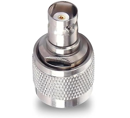 N-Type Male to BNC Female Jack RF Coaxial Connector (Pack of 1)