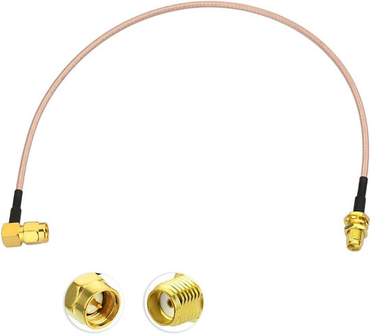 ABONIX SMA Female to SMA Male Right Angle Splitter Cable 15cm- Pack- 1