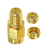 ABONIX SMA Female to RP-SMA Male RF Adapter 50 Ohm Gold Plated, Pack- 1