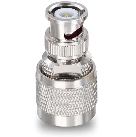 BNC Male to N-Type Female Coaxial Adapter Connector (Pack of 1)