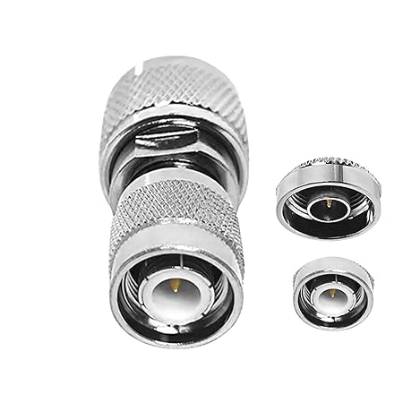 TNC Male to N Male RF Coaxial Adapter Connector (Pack of 1)