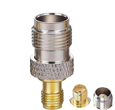 SMA Female to TNC Female Coax Connector Adapter (Pack of 1)
