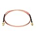 ABONIX RG316 SMA Male to SMA Female Antenna Cable 1M