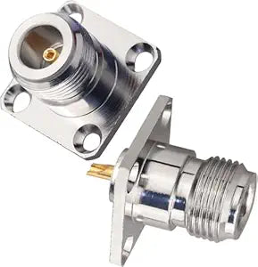 N Female 4 Hole Adapter N Female 4 Hole Adapter (Pack of 2)