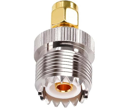 SMA Male to UHF Female (PL-259) Coax Adapter - Pack - 1