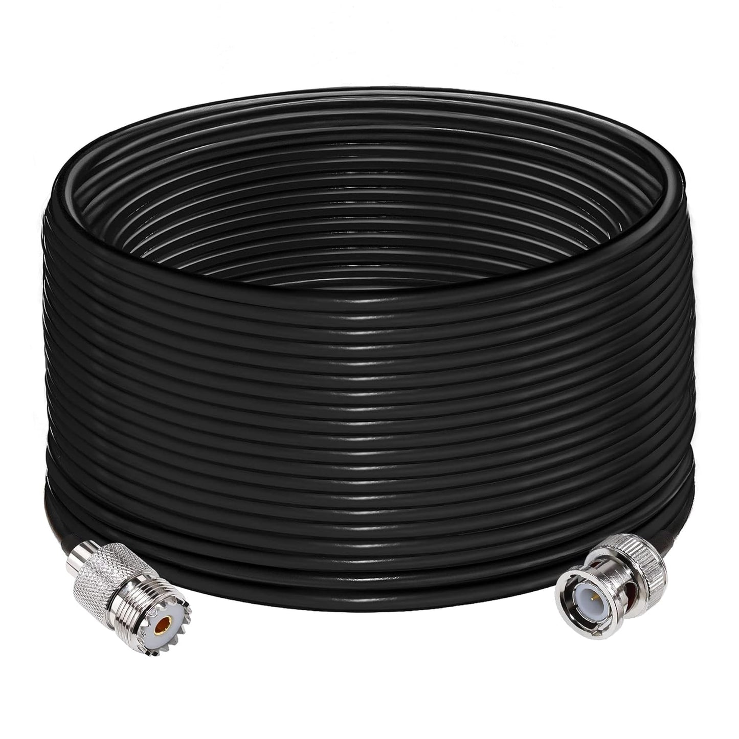 BNC Male to UHF Female Jumper Extension Cable RG58 65.6ft (20M)