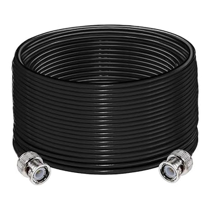 RG58 BNC Male to BNC Male Jumper, Low Loss 50 ohm CB Radio Coax Cable 65.6ft(20M) -Pack - 1