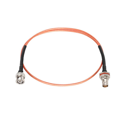 ABONIX RG316 BNC Male to BNC Female Bulkhead Mount Cable 2FT (60cm), Pack- 1