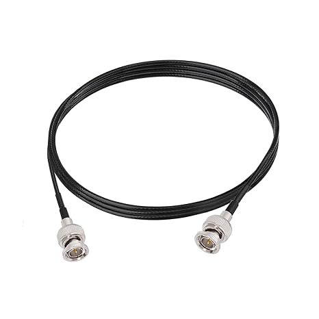 BNC Male to BNC Male RG174 Low Loss Coaxial Extension Cable – 2M / 6.56FT (Pack of 1)