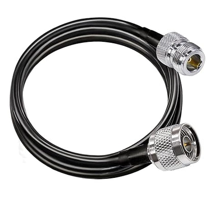 RG58 Coaxial Jumper Cable – N Male to N Female Low Loss RF Extension Cable (2M / 6.6FT) -Pack -1