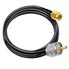 RG58 UHF Male to SMA Male Coaxial Jumper Cable 6.6ft(2 Meter) Low Loss Extension Cable (Pack of 1)