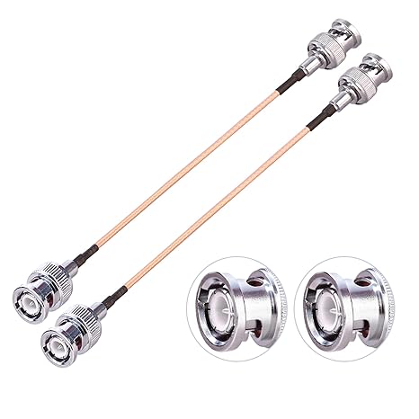 RG316 BNC Male to BNC Male 6inch(15cm) Coaxial Cable -Pack -2