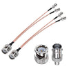 RG316BNC Male to Dual BNC Female 6inch(15cm) Coaxial Cable -Pack -2