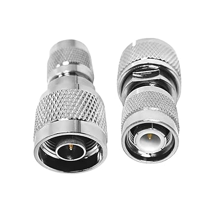 TNC Male to N Male Adapter Connector (Pack of 2)