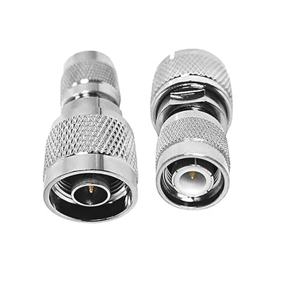 TNC Male to N Male RF Coax Adapter - Pack - 2