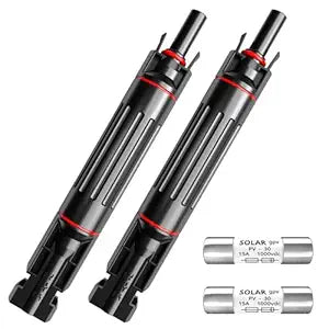 1000V 15A Solar Fuse Holder – Waterproof Inline Fuse Connector for Solar Panels (Pack of 2)