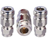 N Female to F Male Type Coax Adapter - Pack - 3