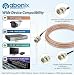 ABONIX BNC Male to BNC Male RG178 Video Cable, 2FT 75 Ohm HD-SDI, Pack- 1