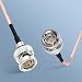 ABONIX BNC Male to BNC Male RG178 Video Cable, 2FT 75 Ohm HD-SDI, Pack- 1