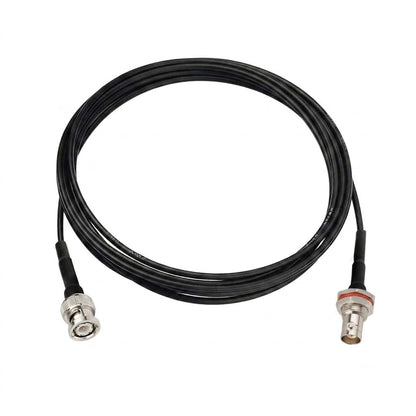 ABONIX BNC Male to BNC Female Bulkhead Cable 3M (9.9FT), RG174 50 Ohm