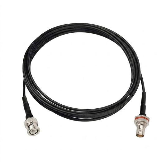 ABONIX BNC Male to BNC Female Bulkhead Cable 3M (9.9FT), RG174 50 Ohm