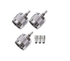 N Type Male Crimp Plug RG316/RG178 – Pack – 3