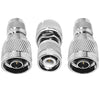 TNC Male to N Male RF Coax Adapter - Pack - 3