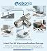 ABONIX N Female to Dual N Male T Adapter, 50 Ohm RF Splitter for Antenna & WiFi- Pack- 1
