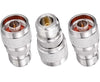 N Male to N Female RF Coax Adapter - Pack - 3