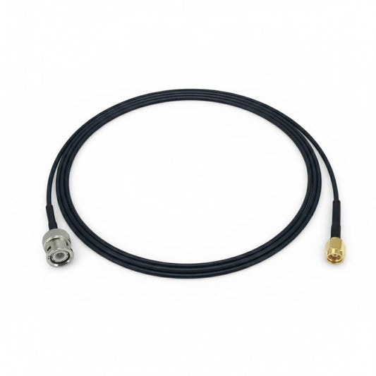 ABONIX RG174 SMA Male to BNC Male RF Coaxial Jumper Cable 9.9ft (3M)