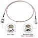 ABONIX RG178 Mini BNC Male to BNC Male Cable 2FT (60cm), Pack- 1