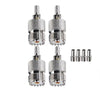UHF Crimp Connectors SO239 PL259 Female Jack Crimp Coax Adapter PL-259 Connector for RG58 RG142 Cable (Pack of 4)