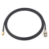 ABONIX SMA Male to BNC Male RG174 RF Coaxial Cable 5M (16.4FT), 50 Ohm Low Loss