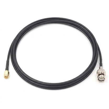 ABONIX SMA Male to BNC Male RG174 RF Coaxial Cable 5M (16.4FT), 50 Ohm Low Loss