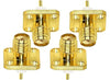 SMA Female 4 Hole Panel Mount Solder Connector - Pack - 4